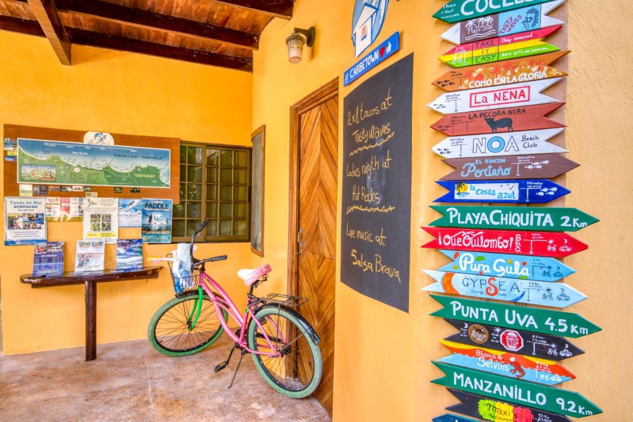 Caribe Town Bungalows Puerto Viejo de Talamanca Bagian luar foto